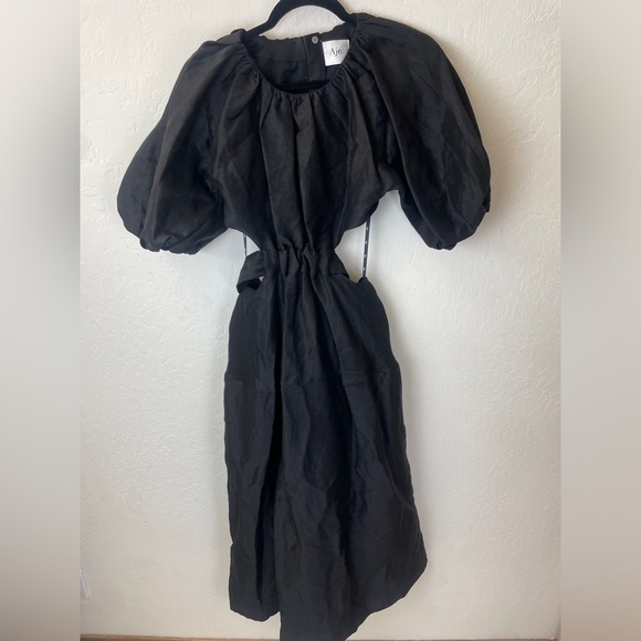 Aje Mimosa Cut Out Midi Dress in Black size AU 6, US 2 - Picture 8 of 13